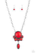 Load image into Gallery viewer, Paparazzi Jewelry Necklace Geographically Gorgeous Red