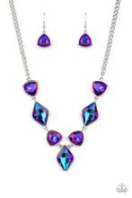 Load image into Gallery viewer, Paparazzi Jewelry Necklace Glittering Geometrics - Purple