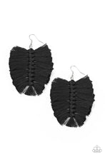 Load image into Gallery viewer, Paparazzi Jewelry Earrings Knotted Native - Black
