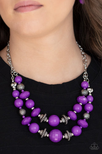 Paparazzi Jewelry Necklace Upscale Chic - Purple