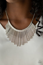 Load image into Gallery viewer, Paparazzi Jewelry Necklace Metallic Mane - Silver