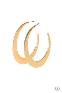 Paparazzi Jewelry Earrings Moon Beam - Gold