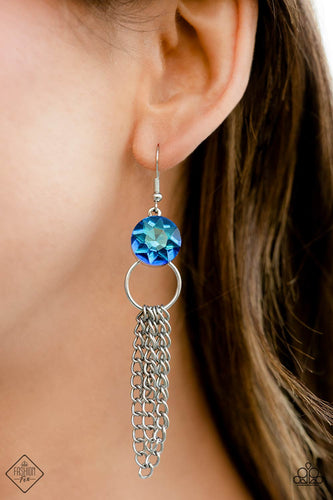 Paparazzi Jewelry Earrings Arthurian A-Lister - Blue