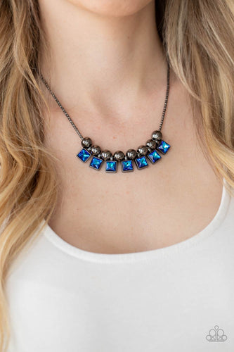 Paparazzi Jewelry Necklace Graciously Audacious - Blue