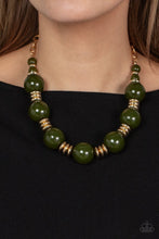 Load image into Gallery viewer, Paparazzi Jewelry Necklace Race to the POP - Green