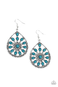 Paparazzi Jewelry Earrings Free To Roam - Blue