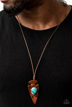 Load image into Gallery viewer, Paparazzi Jewelry Men Hold Your ARROWHEAD Up High - Blue