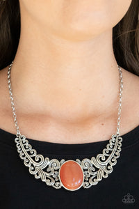 Paparazzi Jewelry Necklace Celestial Eden - Orange