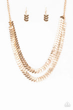 Load image into Gallery viewer, Paparazzi Jewelry Necklace Industrial Illumination - Gold Necklace