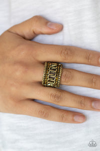 Paparazzi Jewelry Ring Out For The Count - Brass