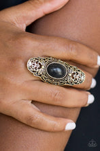 Load image into Gallery viewer, Paparazzi Jewelry Ring Ego Trippin - Brass