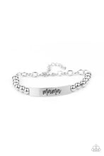 Load image into Gallery viewer, Paparazzi Jewelry Bracelet Mom Squad - Silver