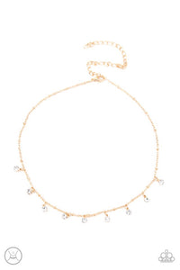 Paparazzi Jewelry Necklace Dainty Diva - Gold