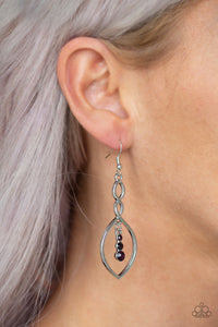 Paparazzi Jewelry Earrings Timeless Twist - Purple