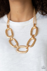 Paparazzi Jewelry Necklace Take Charge - Gold