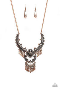 Paparazzi Jewelry Necklace Rogue Vogue - Copper