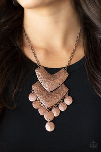 Paparazzi Exclusive Necklace Keys to the ANIMAL Kingdom - Copper