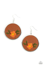 Load image into Gallery viewer, Paparazzi Jewelry Earrings Prairie Patchwork - Orange