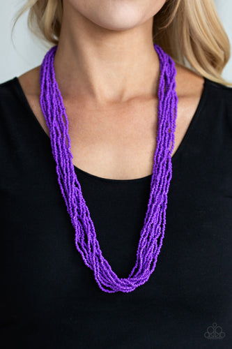 Paparazzi Jewelry Necklace Congo Colada - Purple