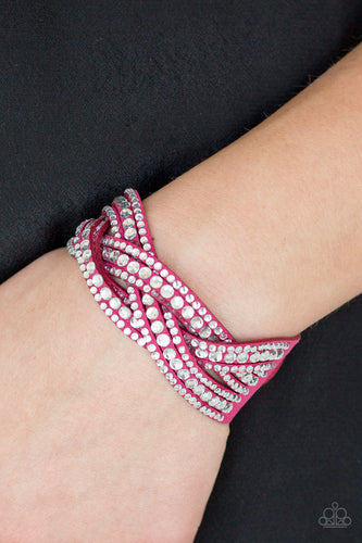 Paparazzi Jewelry Exclusive Bracelet Bring On The Bling - Pink