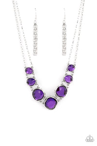Paparazzi Jewelry Necklace Absolute Admiration - Purple