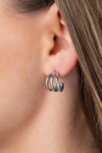 Load image into Gallery viewer, Paparazzi Jewelry Earrings TRIPLE Down - Silver