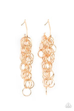 Load image into Gallery viewer, Paparazzi Jewelry Earrings Long Live The Rebels - Gold