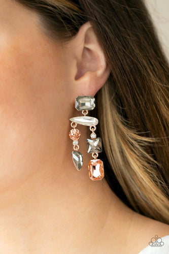 Paparazzi Jewelry Earrings Hazard Pay - Multi