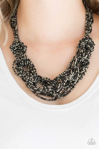 Paparazzi Jewelry Necklace City Catwalk - Black