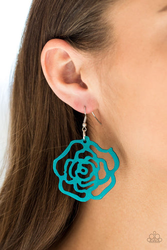 Paparazzi Jewelry Wooden  Island Rose Blue