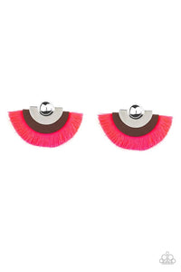 Paparazzi Jewelry Earrings Fan The FLAMBOYANCE - Pink
