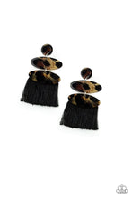 Load image into Gallery viewer, Paparazzi Jewelry Earrings No One Likes A Cheetah - Black