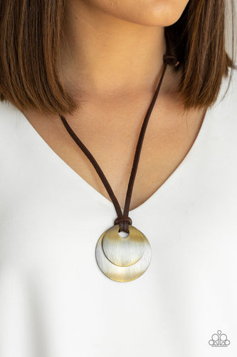 Paparazzi Jewelry Necklace Clean Slate - Brass