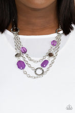 Load image into Gallery viewer, Paparazzi Jewelry Necklace Oceanside Spa - Purple