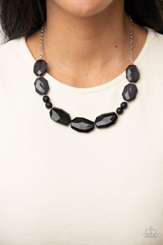 Paparazzi Exclusive Necklace Melrose Melody - Black