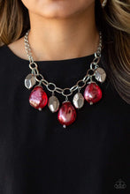 Load image into Gallery viewer, Paparazzi Jewelry Necklace Looking Glass Glamorous - Red