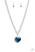 Load image into Gallery viewer, Paparazzi Jewelry Necklace Flirtatiously Flashy - Blue