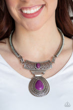 Load image into Gallery viewer, Paparazzi Jewelry Necklace Prowling Prowess - Purple