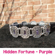 Load image into Gallery viewer, Paparazzi Jewelry Bracelet Hidden Fortune Purple
