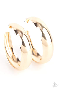 Paparazzi Jewelry Earrings Flat Out Flawless - Gold