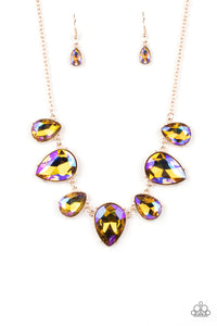 Paparazzi Jewelry Necklace Otherworldly Opulence - Multi