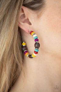 Paparazzi Jewelry Earrings Definitely Down-To-Earth - Multi