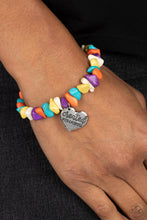 Load image into Gallery viewer, Paparazzi Jewelry Bracelet Stony-Hearted - Multi