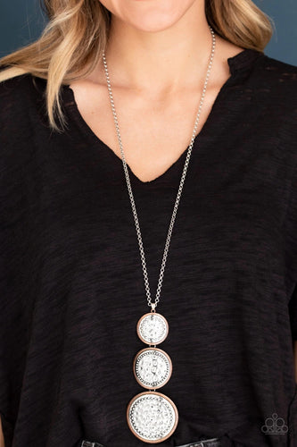 Paparazzi Jewelry Necklace Buckle Down - Copper