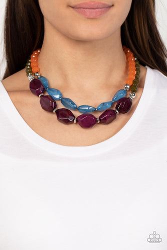 Paparazzi Jewelry Necklace Tropical Trove - Purple