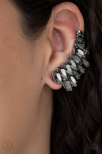 Paparazzi Jewelry Earrings Explosive Elegance - Silver