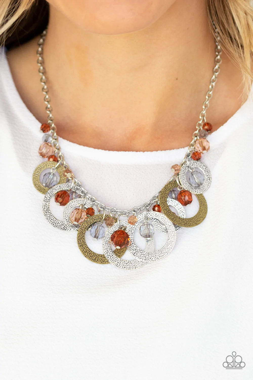 Paparazzi Jewelry Necklace Turn It Up - Multi