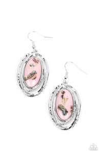 Paparazzi Jewelry Earrings Ocean Floor Oracle - Pink
