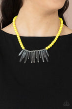 Load image into Gallery viewer, Paparazzi Jewelry Necklace Icy Intimidation - Yellow