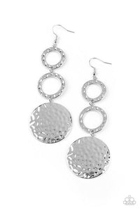Paparazzi Jewelry Earrings Blooming Baubles - Silver
